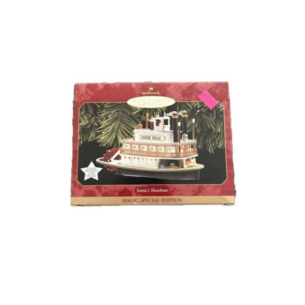 Hallmark Keepsake Christmas Ornament Santa's Showboat Magic Special Edition